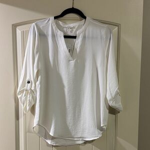 Maurices Classic White Blouse